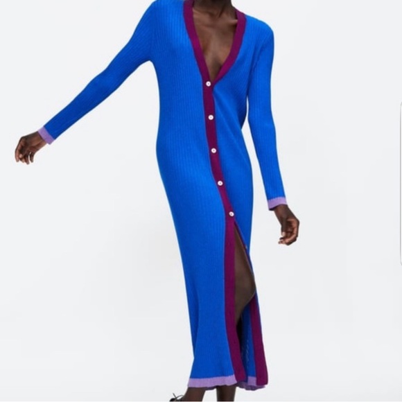 Zara knit metallic cardigan. Special edition, size M - Picture 1 of 4